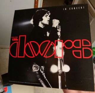Doors In Concert Promo Poster 1991 Flat 2 Sided Jim Morrison Featured