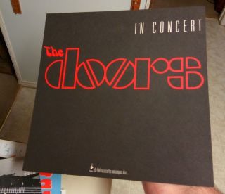 DOORS IN CONCERT PROMO POSTER 1991 FLAT 2 SIDED JIM MORRISON FEATURED 4