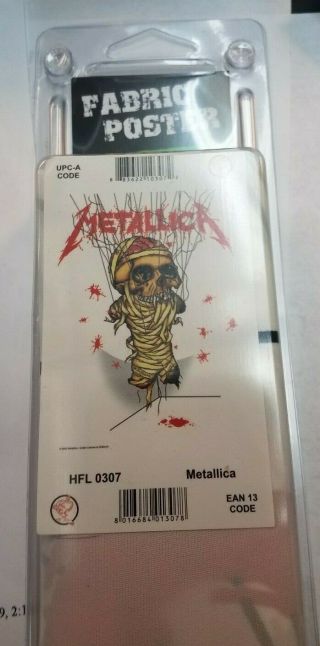 Metallica Textile Poster Flag Rare Never Opened