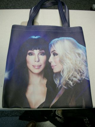 Cher 2019 " Here We Go Again Tour " Vinyl Commemorative Tote Bag