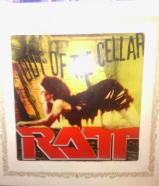 Ratt Glass Out Of The Cellar Mirror 1984 Rock Hair Band Music