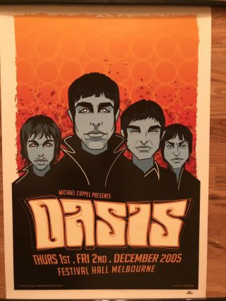 Oasis Melborne 2005 Poster