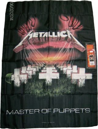 Metallica Master Of Puppets Poster Textile Flag Last Ones Available