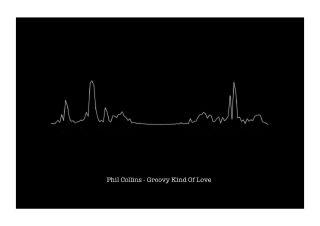 Phil Collins - Groovy Kind Of Love - Heartbeat Sound Wave Art Print