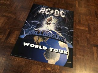 ACDC Ballbreaker Licensed Plate Signed Limited Edition Lithograph 1980/5000 2