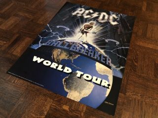 ACDC Ballbreaker Licensed Plate Signed Limited Edition Lithograph 1980/5000 5