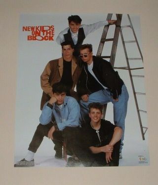 Kids On The Block Poster 2 - 16x20 - Funky - 1990