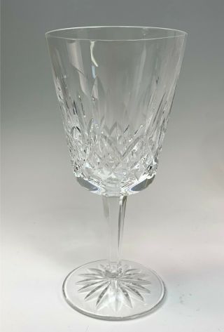 Single Waterford Lismore Crystal 6 - 7/8 " Water Goblet