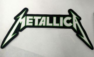 Metallica Logo Back Patch Embroidered Metallica Thrash Metal