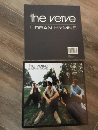 1997 The Verve Urban Hyms Album Promo 2 Sided Poster Flat Rare - 12 X 12