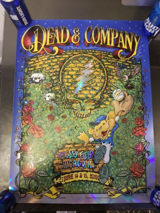 Dead And Company Poster Wrigley Field Chicago June 14 & 15,  2019 1179 Of 2450