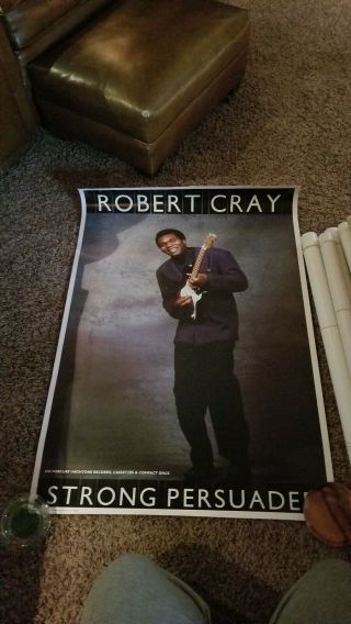 Robert Cray Strong Persuader Pomo Poster.  Minty And Rare.  24x35.