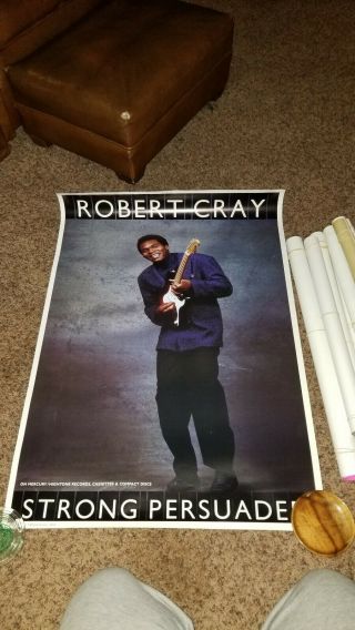 Robert Cray Strong Persuader Pomo Poster.  Minty And Rare.  24x35. 2