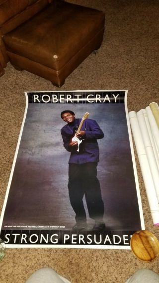 Robert Cray Strong Persuader Pomo Poster.  Minty And Rare.  24x35. 3