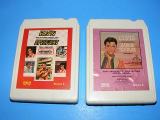 Vintage Elvis Presley 8 Track Cassette Tapes Speedway & Harum Scarum