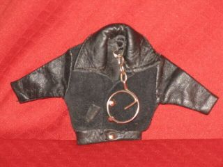 Aerosmith Jacket Keychain Leather Suede 6 1/2 " Wide Very Good Unusual See