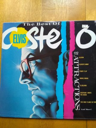 Vtg Elvis Costello Rare 1981 Factory Vinyl Lp Greatest Hits Volume One Nm