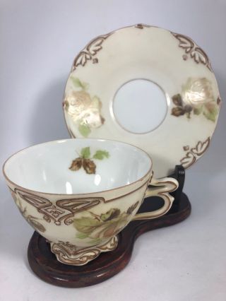 Hermann Ohme,  Old Ivory 16,  Silesia - Cup & Saucer Set 1b