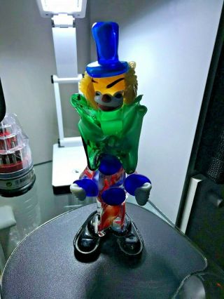 Lovely Hand Crafted Murano Glass Clown