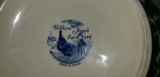 William James Farmyard Serving Bowl 3