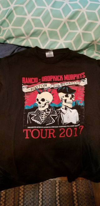 Rancid Dropkick Murphys Tour Shirt 2017 M Medium Punk Rock