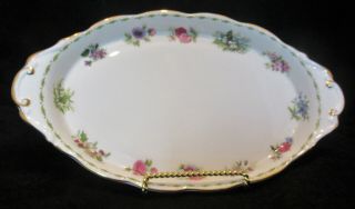 Royal Albert Flower Of The Month 10x6 " Oval Dish/ Tray 1984
