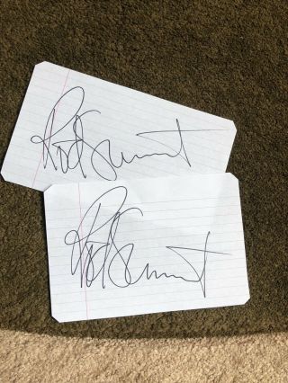 Rod Stewart Signed.  X Two Autographs