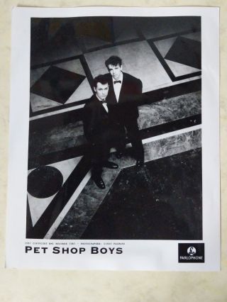 Photo Newspaper Archive 1987 Pet Shop Boys