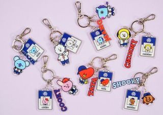 Bts Bt21 Official Authentic Goods,  Acrylic Key Ring Chain Bag Pendant