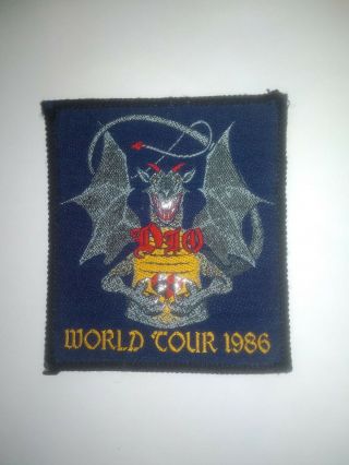 Dio - World Tour 1986 - Vintage Woven Patch