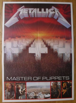 Metallica Master Of Puppets Vintage Poster