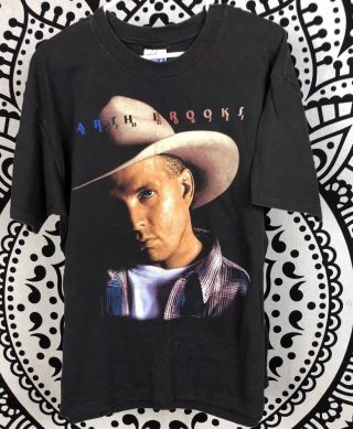 Vintage 1996 Garth Brooks Fresh Horses Tour Concert T - Shirt Xl