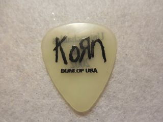 Guitar Pick Head - Korn 2002 Untouchables Tour Issue Guitar Pick