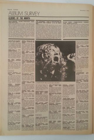 Elton John Led Zeppelin Album Reviews 1970 Uk Article / Clipping