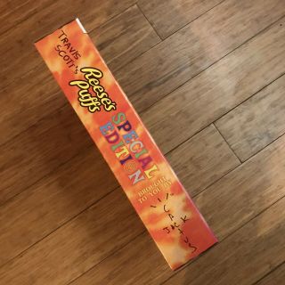 travis scott family size reeses puff cereal box limited edition 2