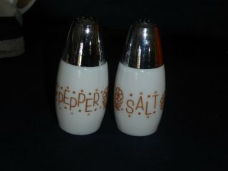 Vintage Corelle Gold Butterfly Salt & Pepper Shakers