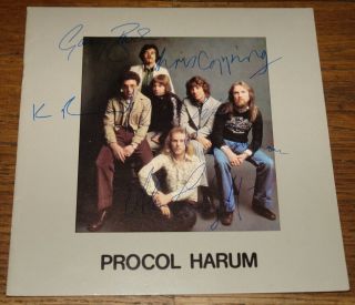Procol Harum Uk Concert Tour Programme 1975