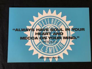 Pete Rock & Cl Smooth—1992 Promotional Postcard
