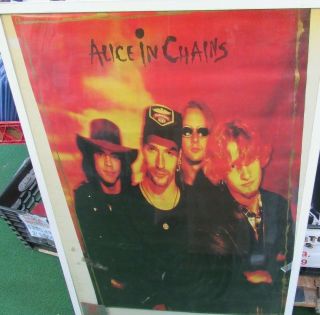 Alice In Chains Poster 1993 Rare Vintage Collectible Oop