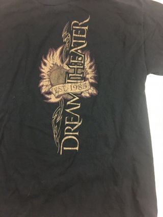 Dream Theater Chaos In Motion 2007 World Tour T Shirt Size Xlarge Black