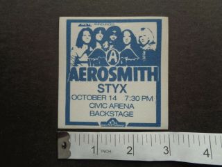 Aerosmith,  Styx,  1970 