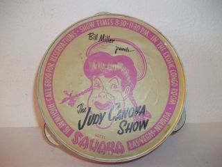 " The Judy Canova Show Hotel Sahara " Souvenir Tambourine