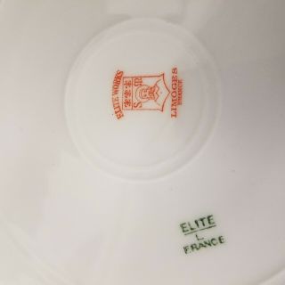 Elite Limoges France Set of 4 Dinner Plates 8