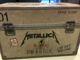Metallica Live Sh T Binge & Purge Box - Set: 3 - Vhs,  3 - Cd,  Book,  And Stencil