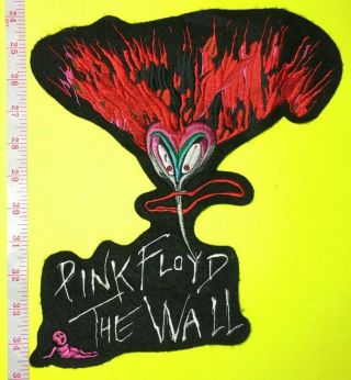 Vintage Pink Floyd The Wall Large Embroidered Patch Rock Music 70 