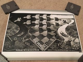 Pearl Jam Seattle 8/8 & 8/10 Home Shows 2018 Poster - Safeco Field - Emek