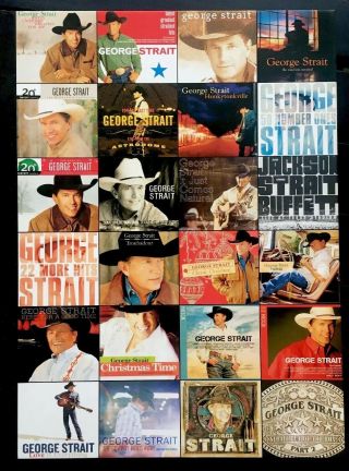 Vintage George Strait Strait To Vegas Concert Hardcover Coffee Table Book