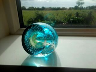 Caithness Crystal Glass Submersion Paperweight Helen Macdonald Only Made In 2001