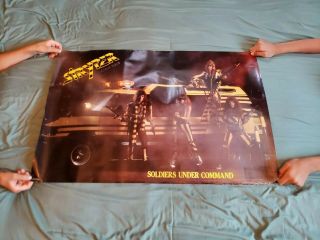 Rare Vintage Stryper Soldiers Under Command 1985 Music Poster