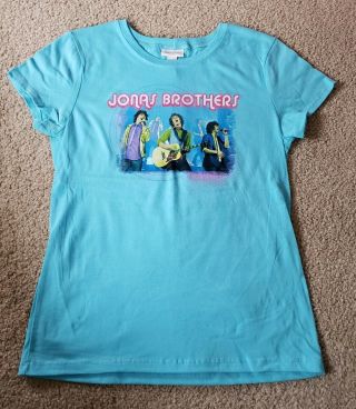 Jonas Brothers Jo Bros Shirt Music & Tour Retro Joe Nick & Kevin Bnwt